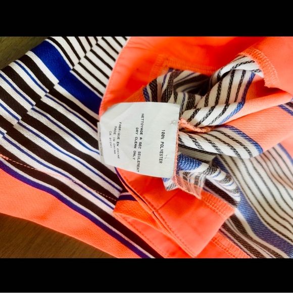 BNWT Just one answer envelope back orange and blue top - Picture 2 of 4